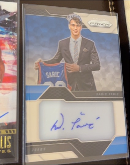 2016-17 Panini Prizm #36 Dario Saric Rookie Signatures Autograph — front