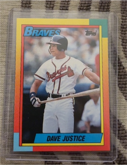 1990 Topps Traded #48T Dave Justice — front