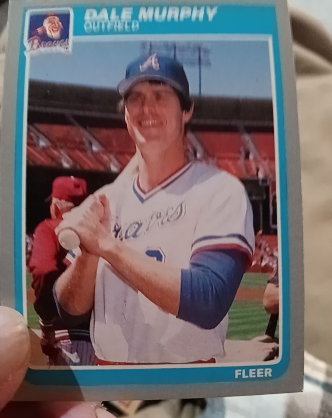 1985 Fleer #335 Dale Murphy — front