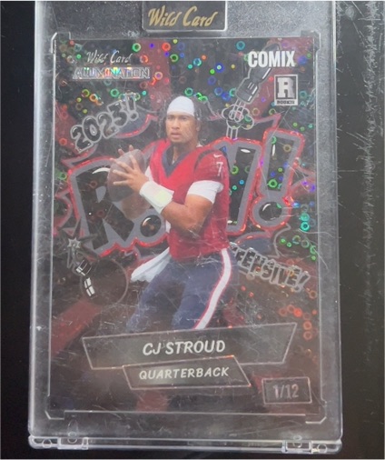 2023 Wild Card Alumination Comix #1/12 CJ Stroud — front