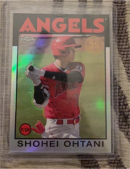 2021 Topps Chrome 35th Anniversary #86BC-9 Shohei Ohtani — front