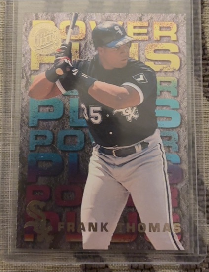 1995 Fleer Ultra Power Plus #3 Frank Thomas — front
