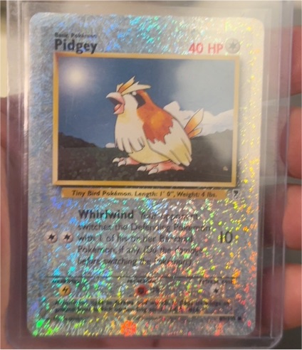 2002 Legendary Collection #85 Pidgey Reverse Holo — front