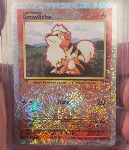 1999 Pokémon Legendary Collection #45 Growlithe — front