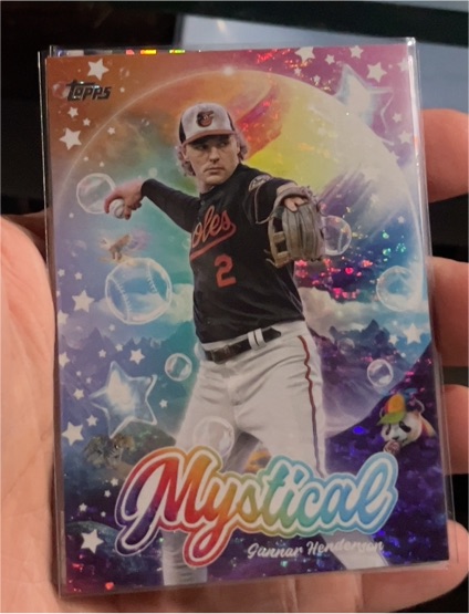 2024 Topps Update #MYS-46 Gunnar Henderson Mystical Baltimore Orioles — front