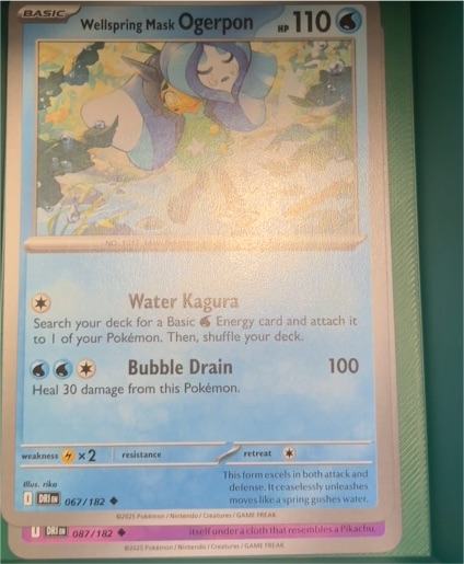 2023 Pokémon Scarlet & Violet #067 Wellspring Mask Ogerpon — front
