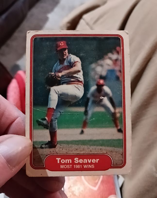 1982 Fleer #645 Tom Seaver — front