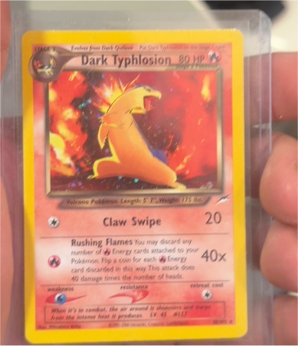 2000 Pokémon Neo Destiny #10 Dark Typhlosion — front