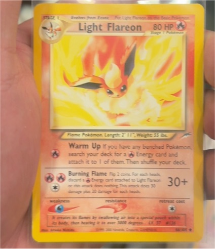 2002 Pokémon Neo Destiny #46 Light Flareon — front