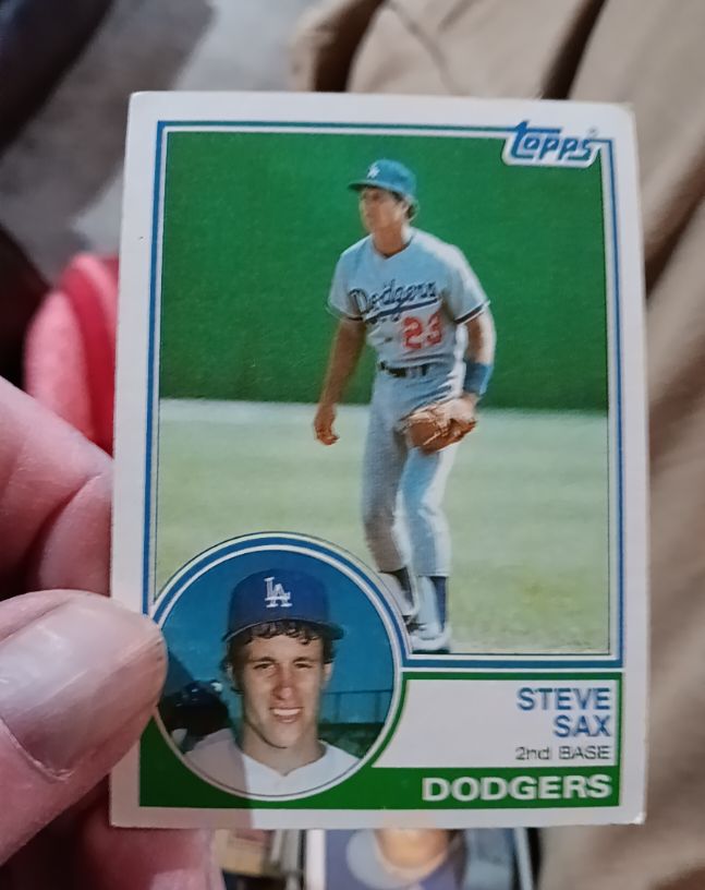 1983 Topps #245 Steve Sax — front