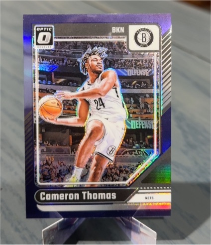 2024-25 Panini Donruss Optic #80 Cameron Thomas — front