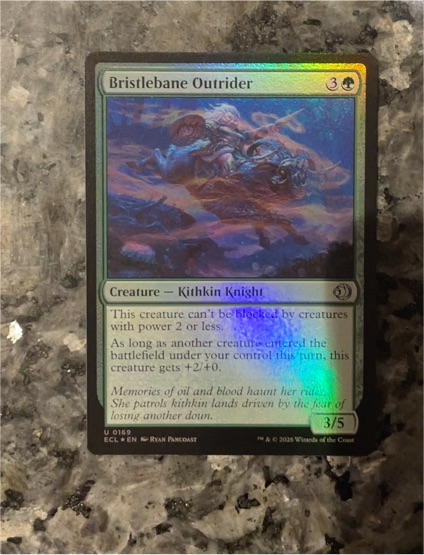2026 Magic: The Gathering #169 Bristlebane Outrider — front