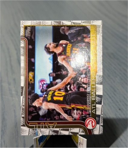 2025-26 Topps #282 Hawks Fly High: ATL Ballers Show Out — front