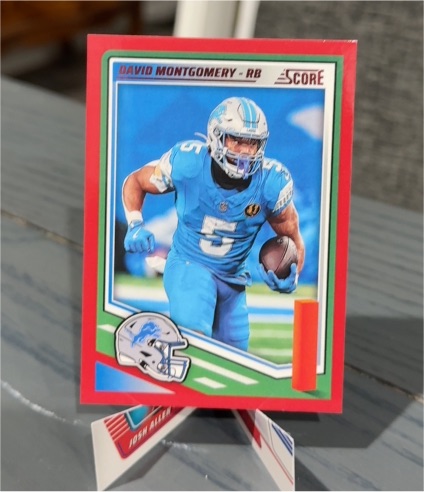 2025 Panini Score #103 David Montgomery — front