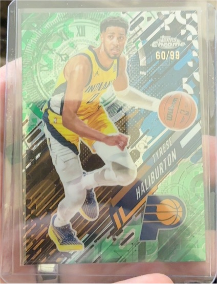 2025-26 Topps Chrome #GT-5 Tyrese Haliburton Go Time — front