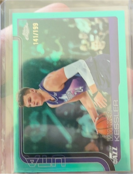 2025-26 Topps Chrome #205 Walker Kessler — front