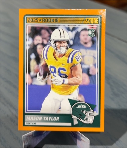 2025 Panini Score #7 Mason Taylor Rookie — front