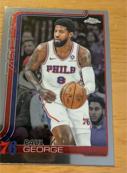 2025-26 Topps Chrome #171 Paul George — front