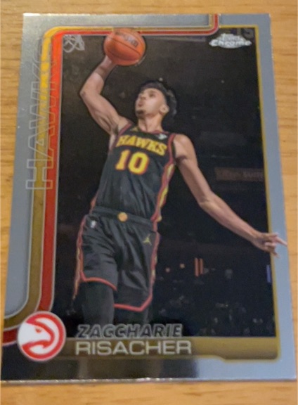 2025-26 Topps Chrome #2 Zaccharie Risacher — front
