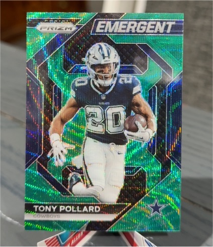 2023 Panini Prizm Emergent #H-15 Tony Pollard — front
