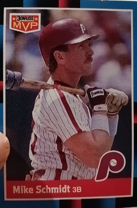 1988 Donruss #BC-4 Mike Schmidt Bonus MVPs — front