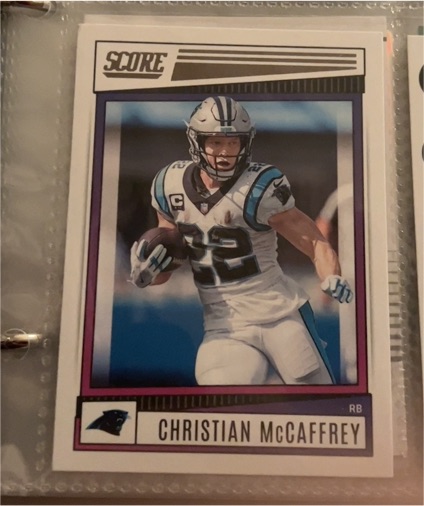 2022 Score #49 Christian McCaffrey — front
