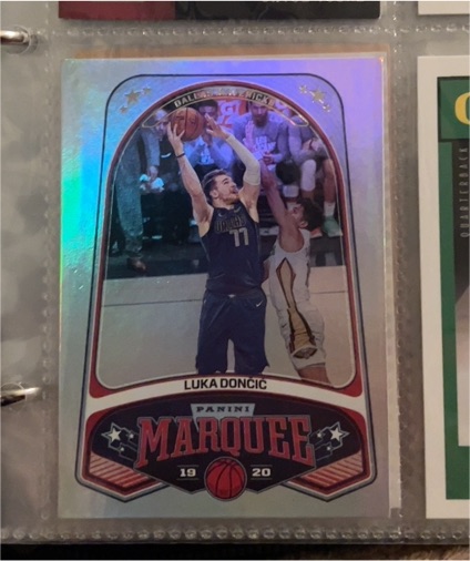2019-20 Panini Chronicles Marquee #254 Luka Doncic — front