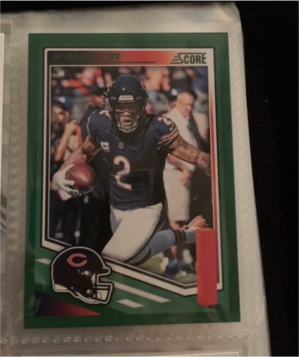2025 Panini Score #254 D.J. Moore — front