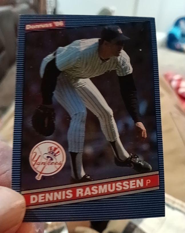 1986 Donruss #336 Dennis Rasmussen — front