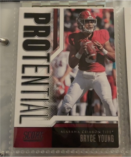 2023 Panini Score #1 Bryce Young Protential — front