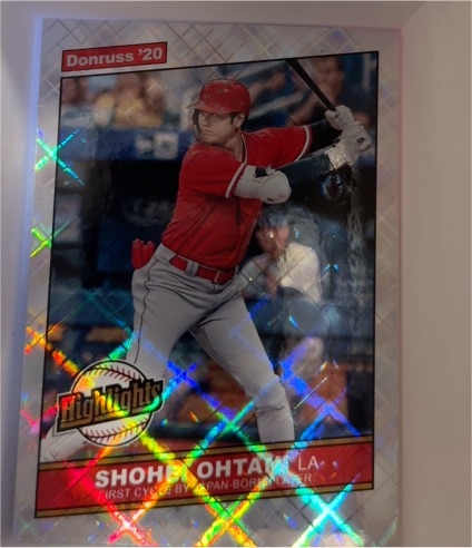 2020 Donruss Highlights #H-6 Shohei Ohtani — front