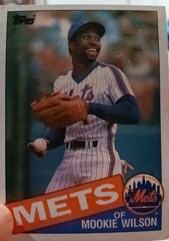 1985 Topps #775 Mookie Wilson — front