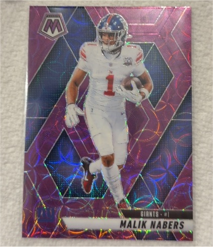 2025 Panini Mosaic #100 Malik Nabers — front