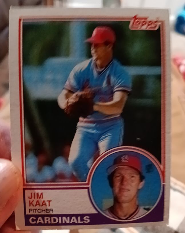 1983 Topps #672 Jim Kaat — front