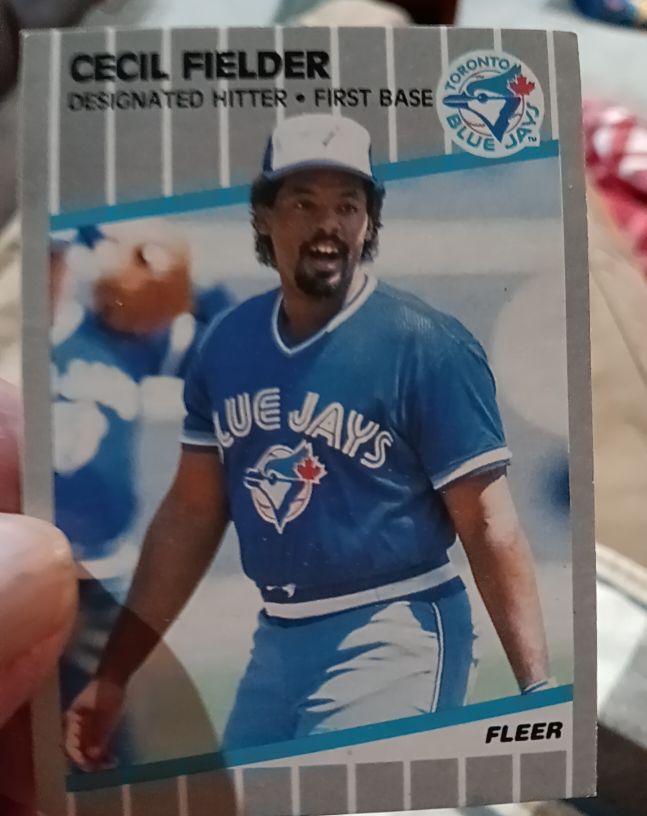 1989 Fleer #232 Cecil Fielder — front
