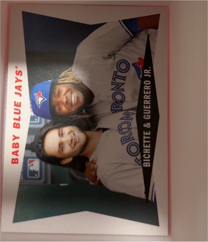 2020 Topps Archives '60 Combo Cards #60CC-GB Bo Bichette & Vladimir Guerrero Jr. — front