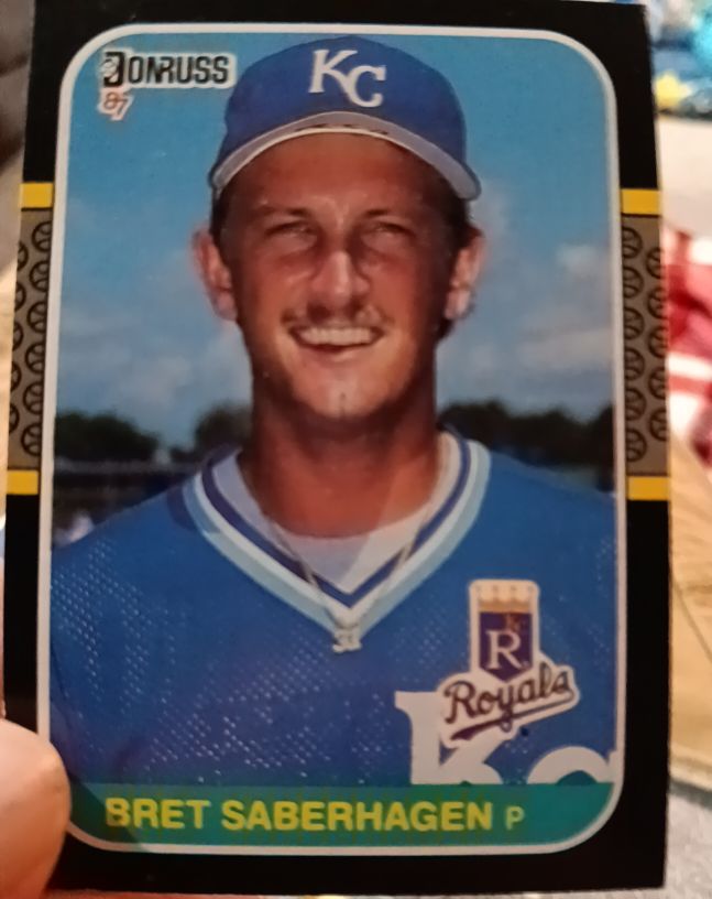 1987 Donruss #132 Bret Saberhagen — front
