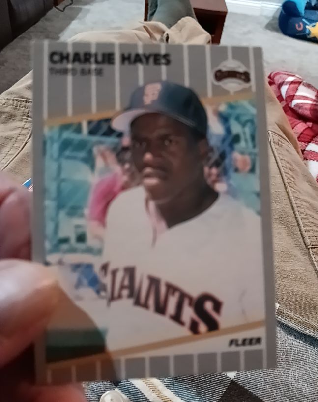 1989 Fleer #330 Charlie Hayes — front