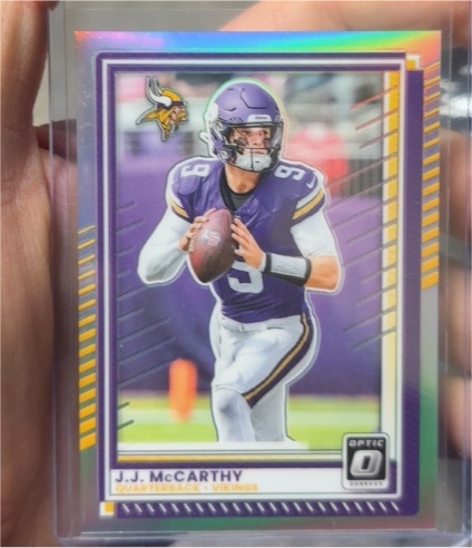 2025 Panini Donruss Optic #46 J.J. McCarthy — front