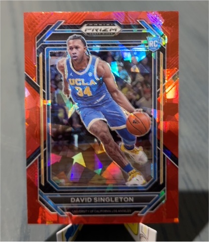 2023 Panini Prizm Draft Picks #16 David Singleton — front
