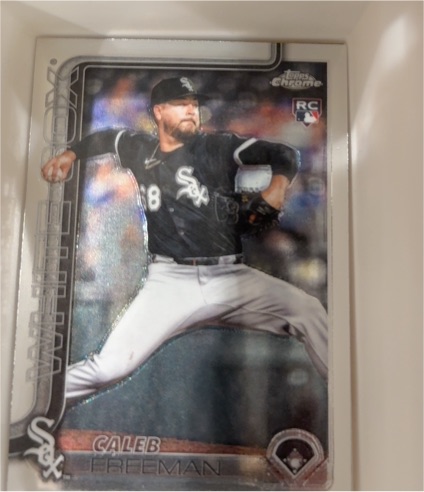 2025 Topps Chrome Update #USC124 Caleb Freeman — front