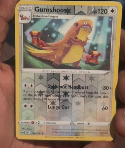 2023 Pokémon Crown Zenith #118 Gumshoos — front