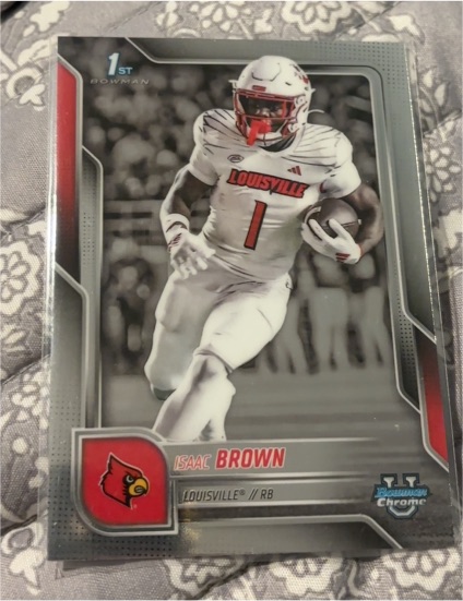 2025 Bowman Chrome University #32 Isaac Brown — front
