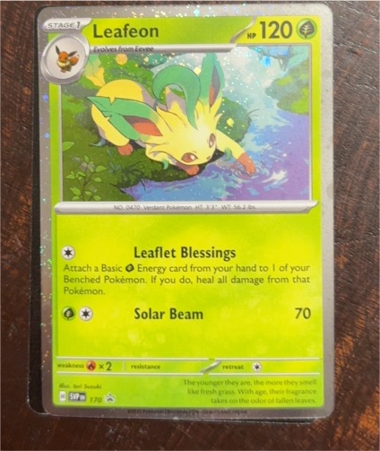 2023 Pokémon Scarlet & Violet Promo #170 Leafeon — front