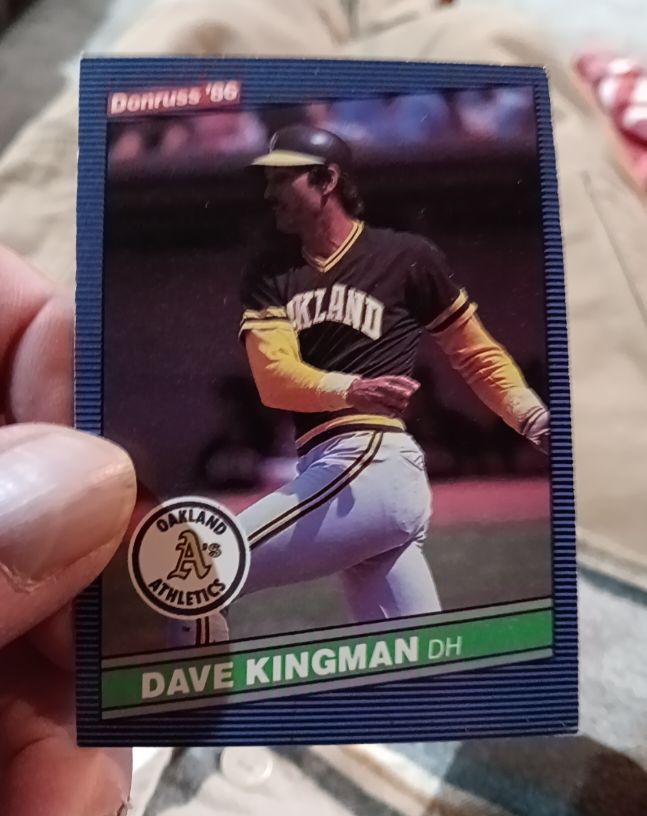 1986 Donruss #54 Dave Kingman — front