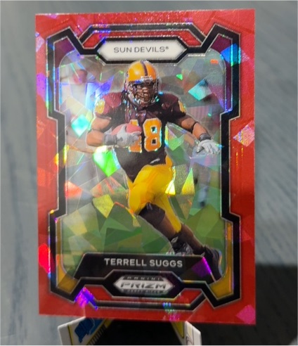 2024 Panini Prizm Draft Picks Red Ice Prizm Terrell Suggs — front
