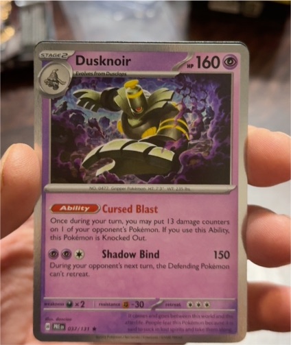 2024 Pokémon SV: Shrouded Fable #020 Dusknoir — front