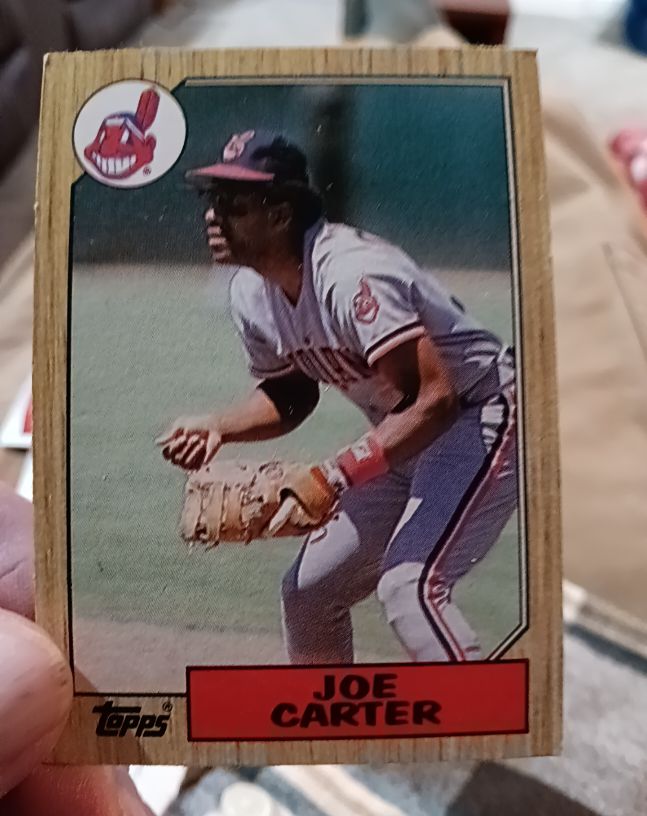 1987 Topps #220 Joe Carter — front