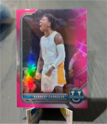 2021-22 Bowman University #96 Kennedy Chandler — front