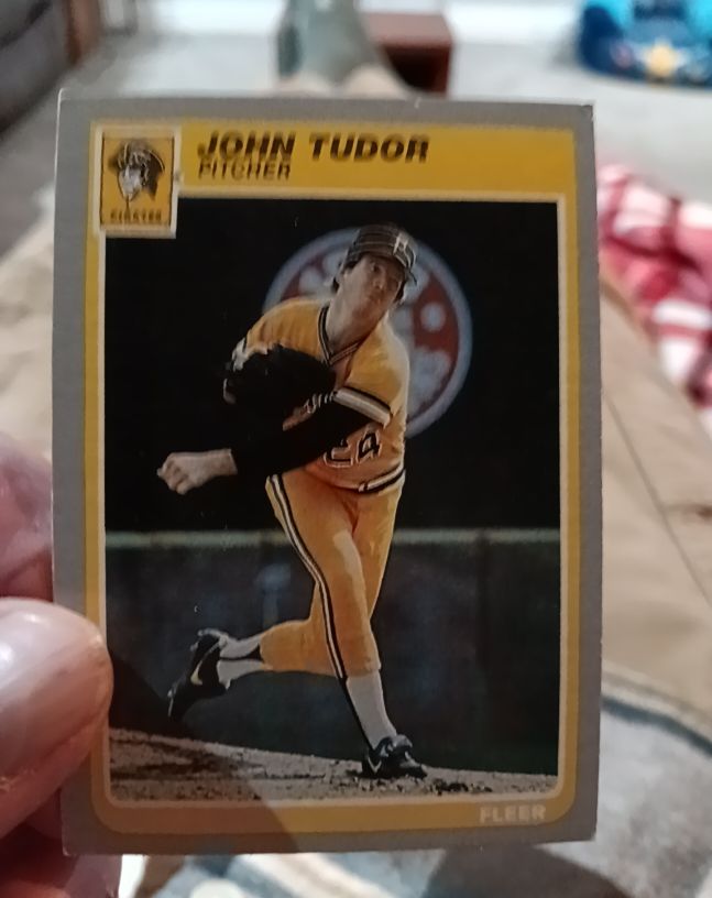 1985 Fleer #479 John Tudor — front
